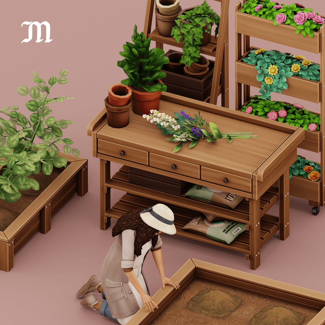 Сет объектов для садоводства Moonwood Garden Set